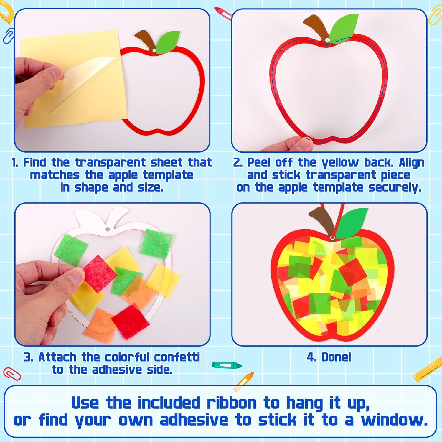 Kit de Manualidades Renbuzhu 40PCS en Forma de Manzana