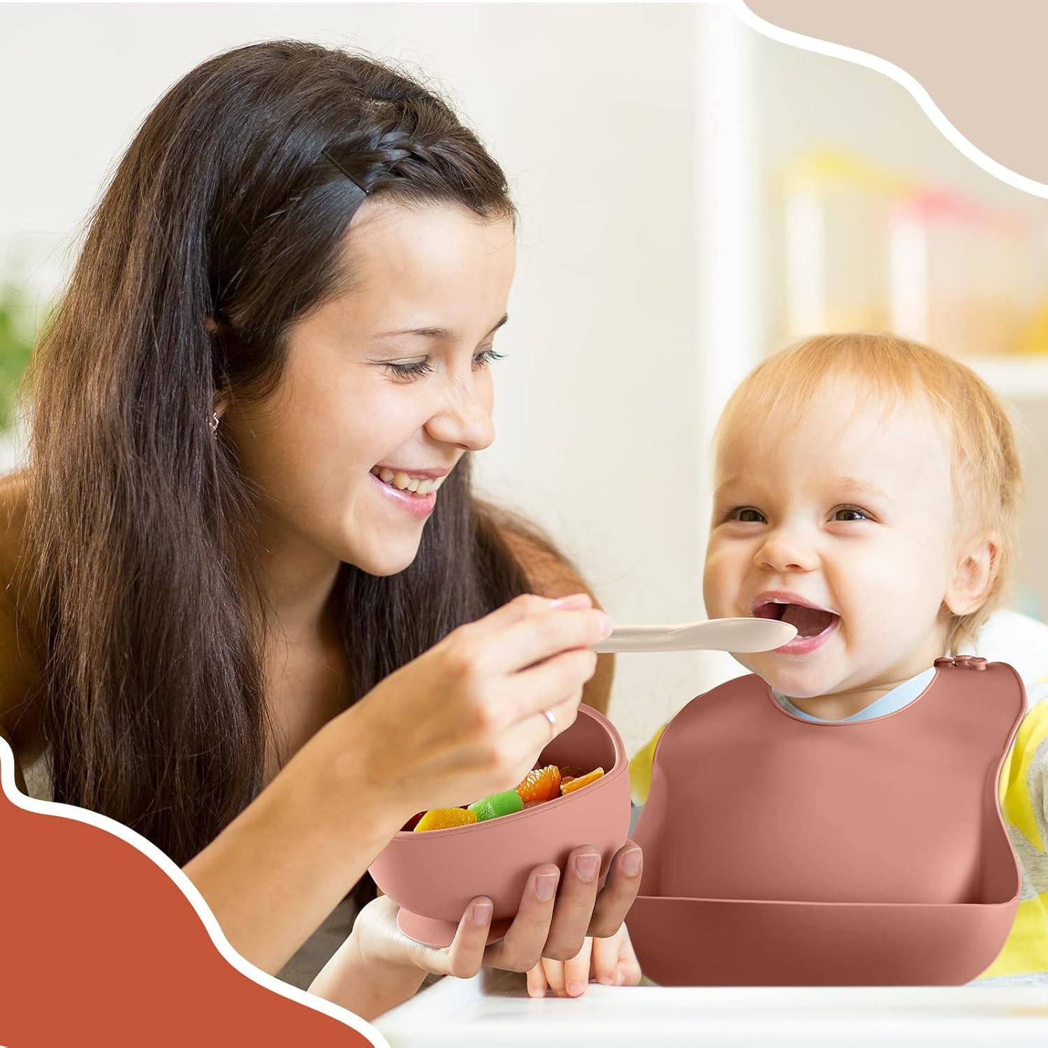 Set de Alimentación para Bebés Potchen - 10 Piezas Silicona