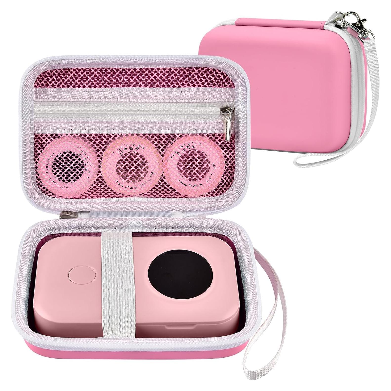 Funda para impresora de etiquetas PAIYULE D30 D35 Rosa