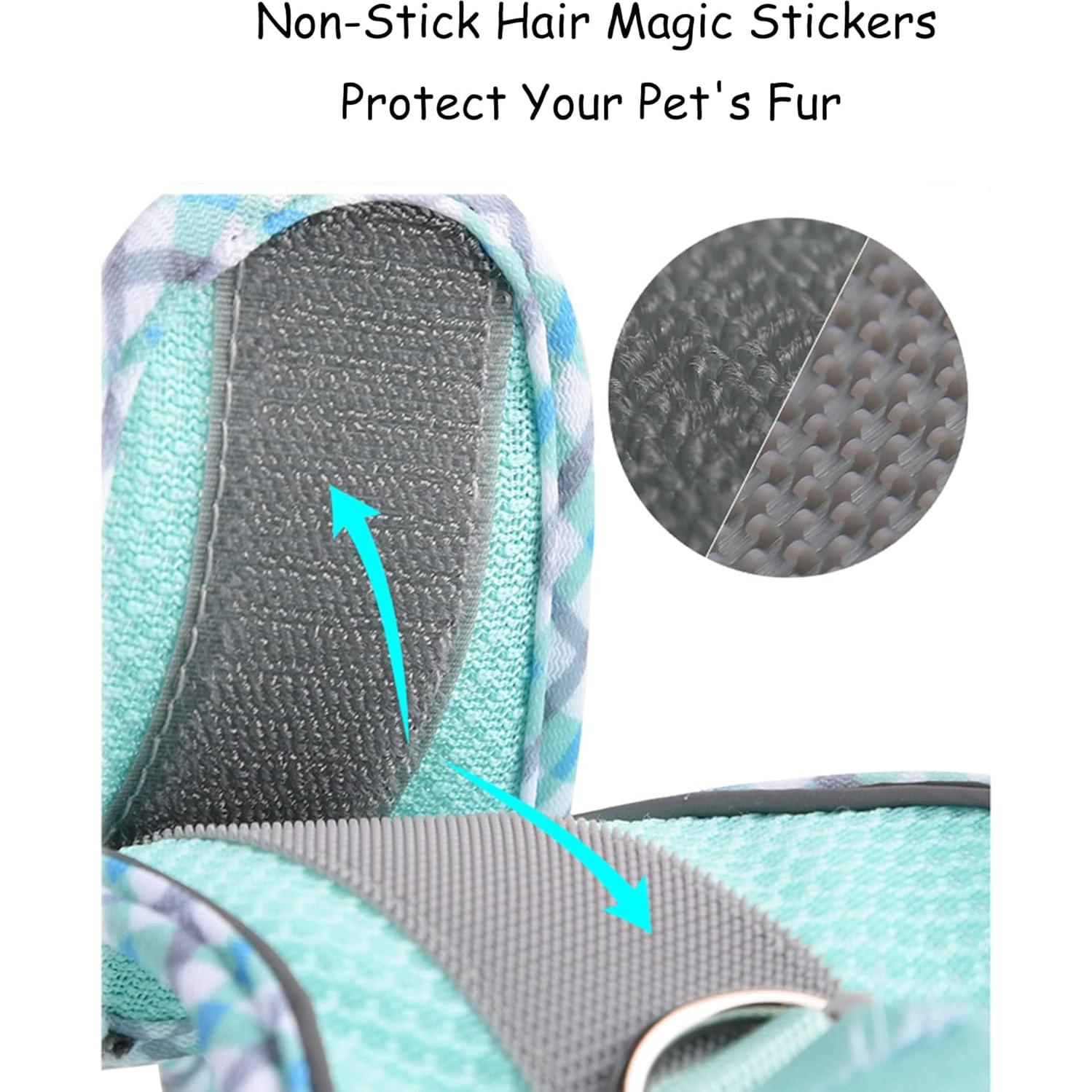 Arnés para Perros Pequeños Petank XXS Negro, Sin Tirar