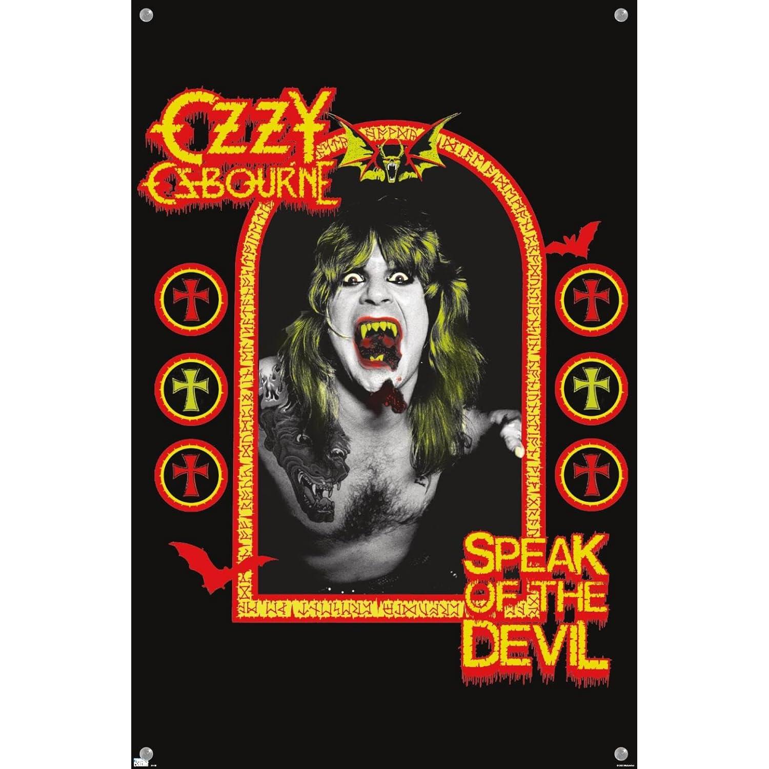 Póster de Pared Ozzy Osbourne - Habla del Diablo 37.4x56.7cm