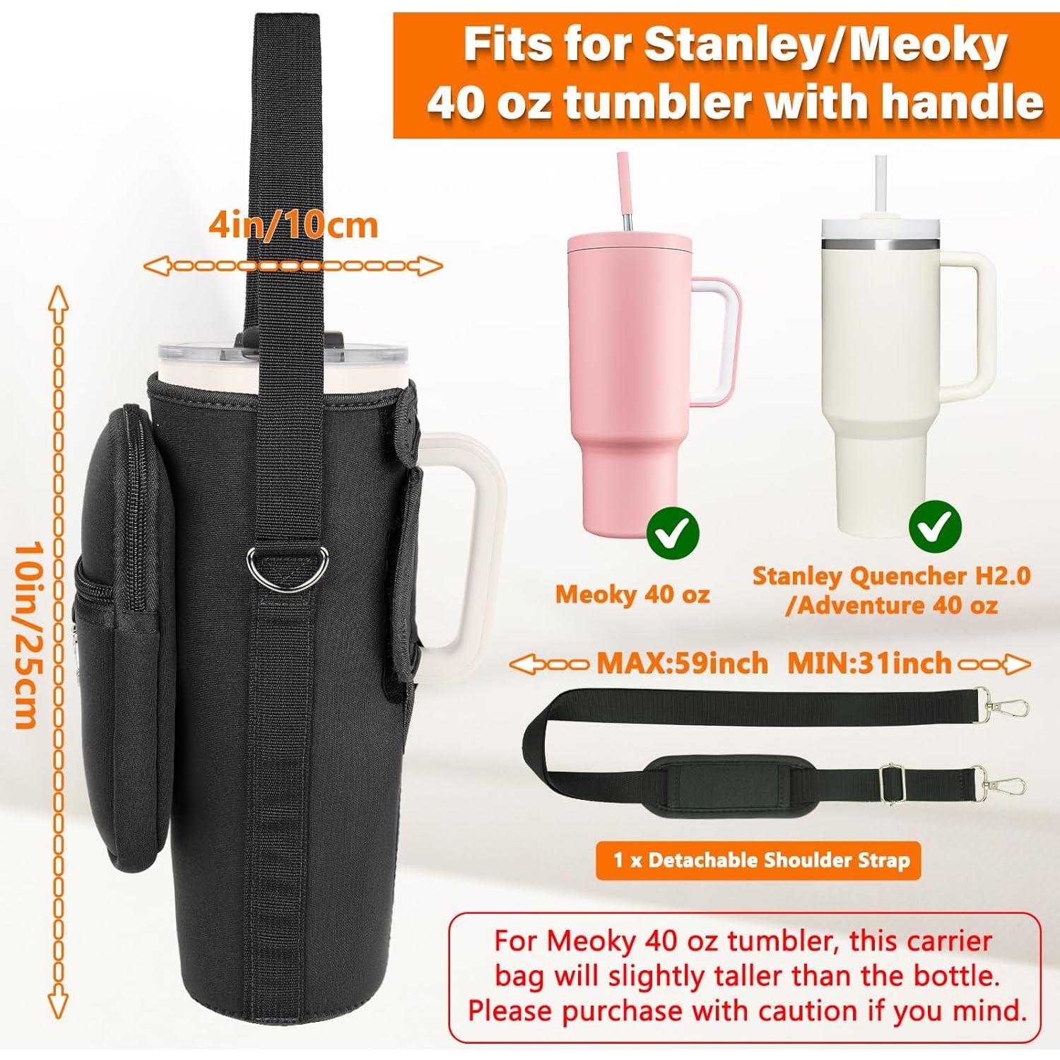 Bolsa Portabotellas de Agua LEFOR·Z para Taza Stanley 40 oz