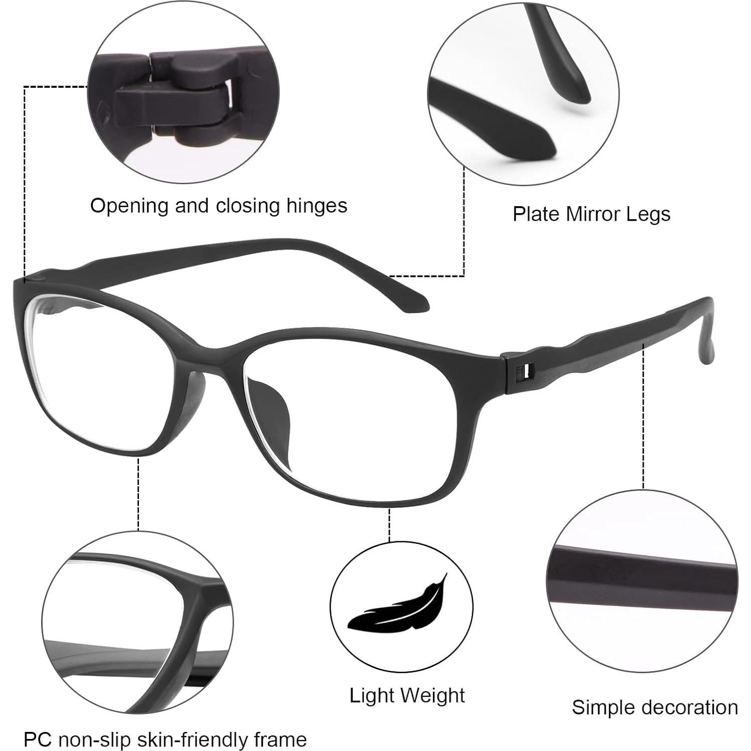 Gafas de Distancia Miopía Unisex LJIMI - Lentes UV400