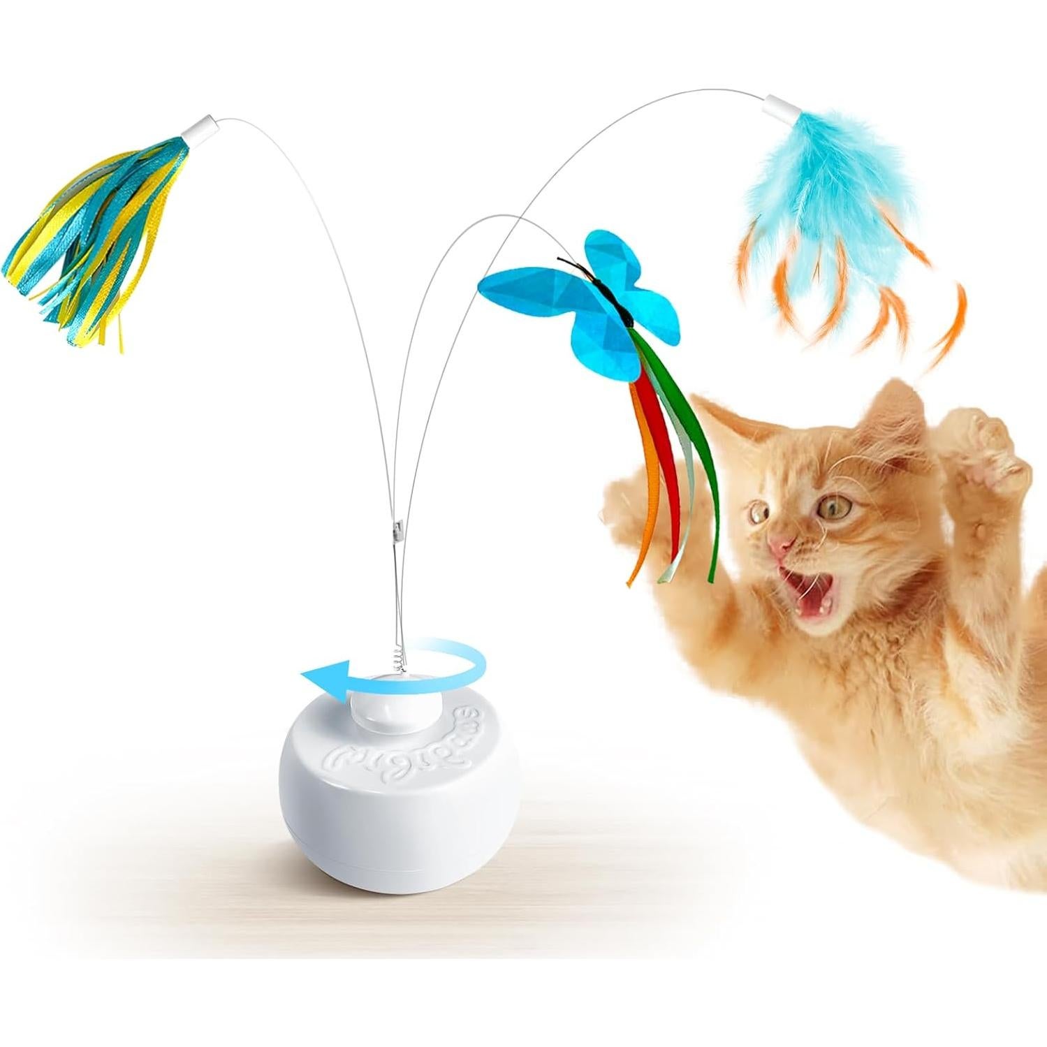 Juguete Interactivo para Gatos Migipaws Mariposa 9x17.5cm