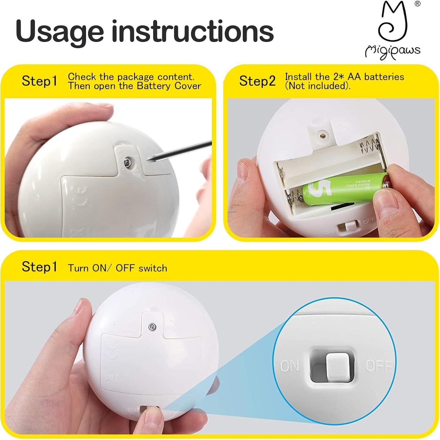 Juguete Interactivo para Gatos Migipaws Mariposa 9x17.5cm