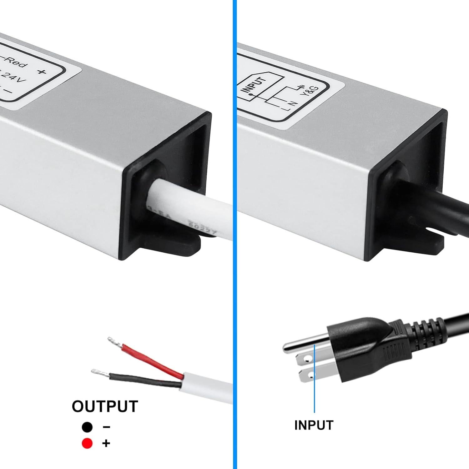 Fuente de Alimentación LED inShareplus 24V 40W IP67 Impermeable