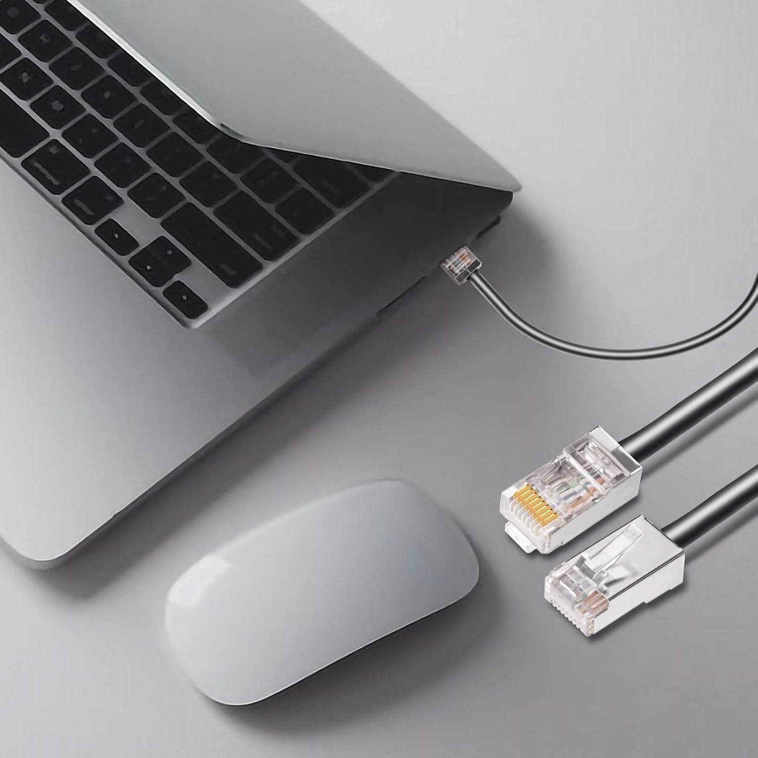 Conectores RJ45 Cat6 Blindados iGreely 50 Unidades 8P8C