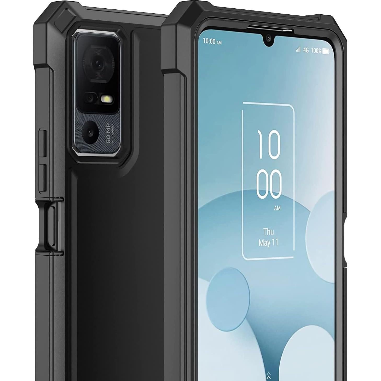 Funda Protectora TCL 40 XL + Protector Pantalla Vidrio Templado