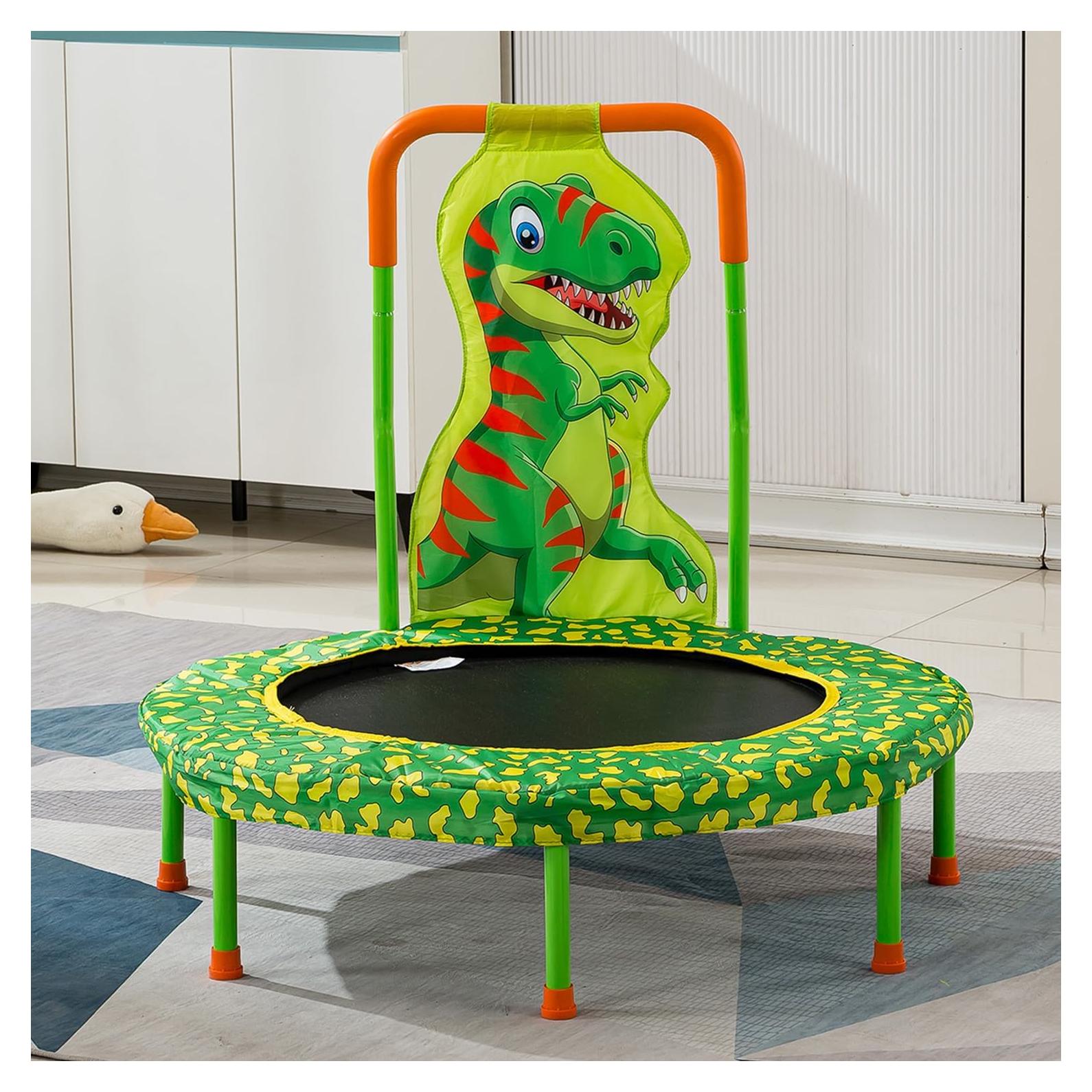 Trampolín Pvillez 91 cm para Niños con Barra de Manejo