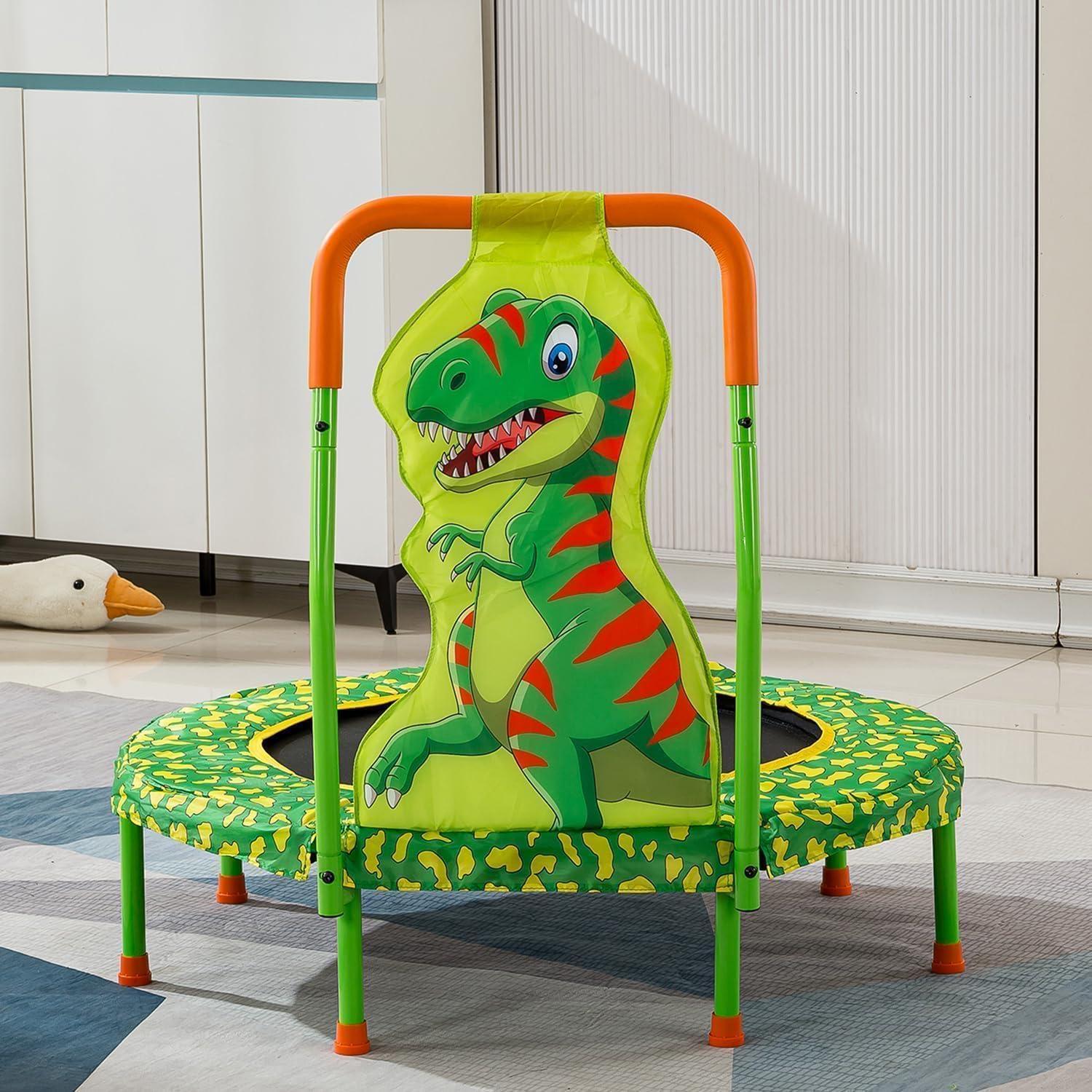 Trampolín Pvillez 91 cm para Niños con Barra de Manejo