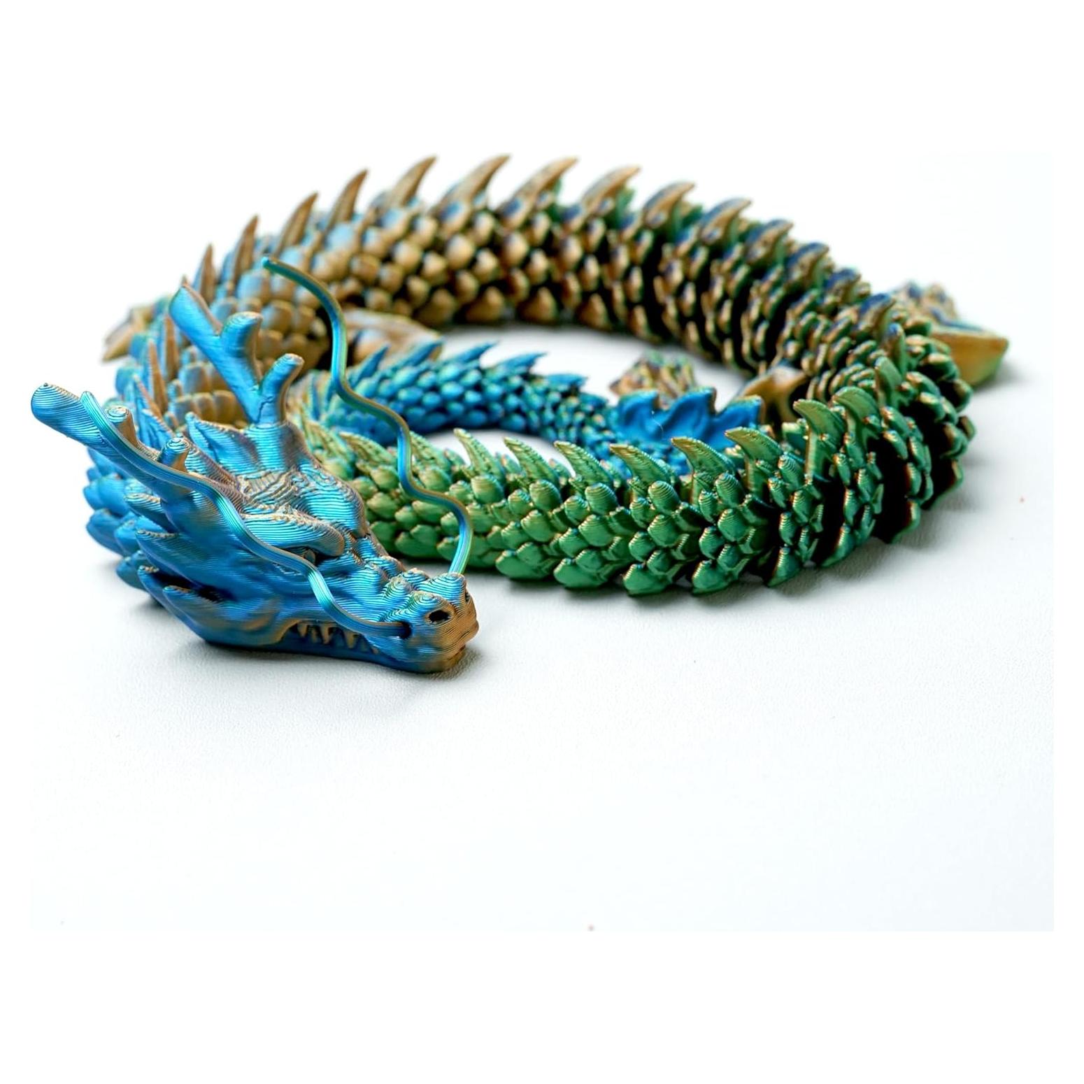 Dragón Impreso en 3D LUYU 44.93 cm Juguete Antiestrés