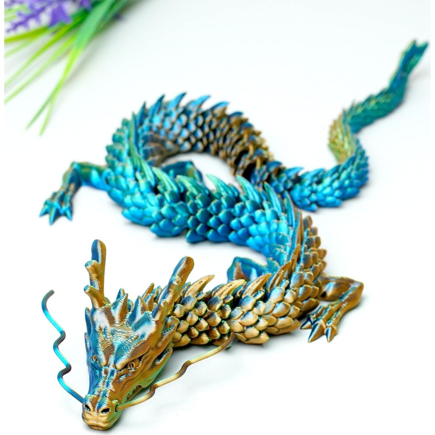 Dragón Impreso en 3D LUYU 44.93 cm Juguete Antiestrés