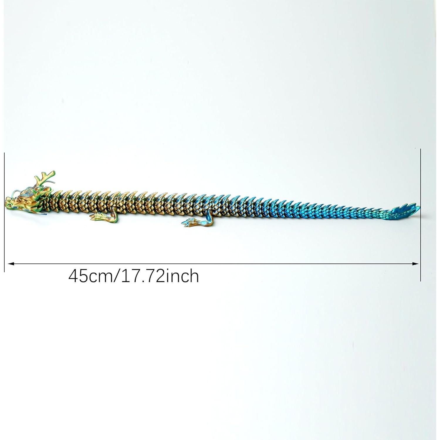 Dragón Impreso en 3D LUYU 44.93 cm Juguete Antiestrés