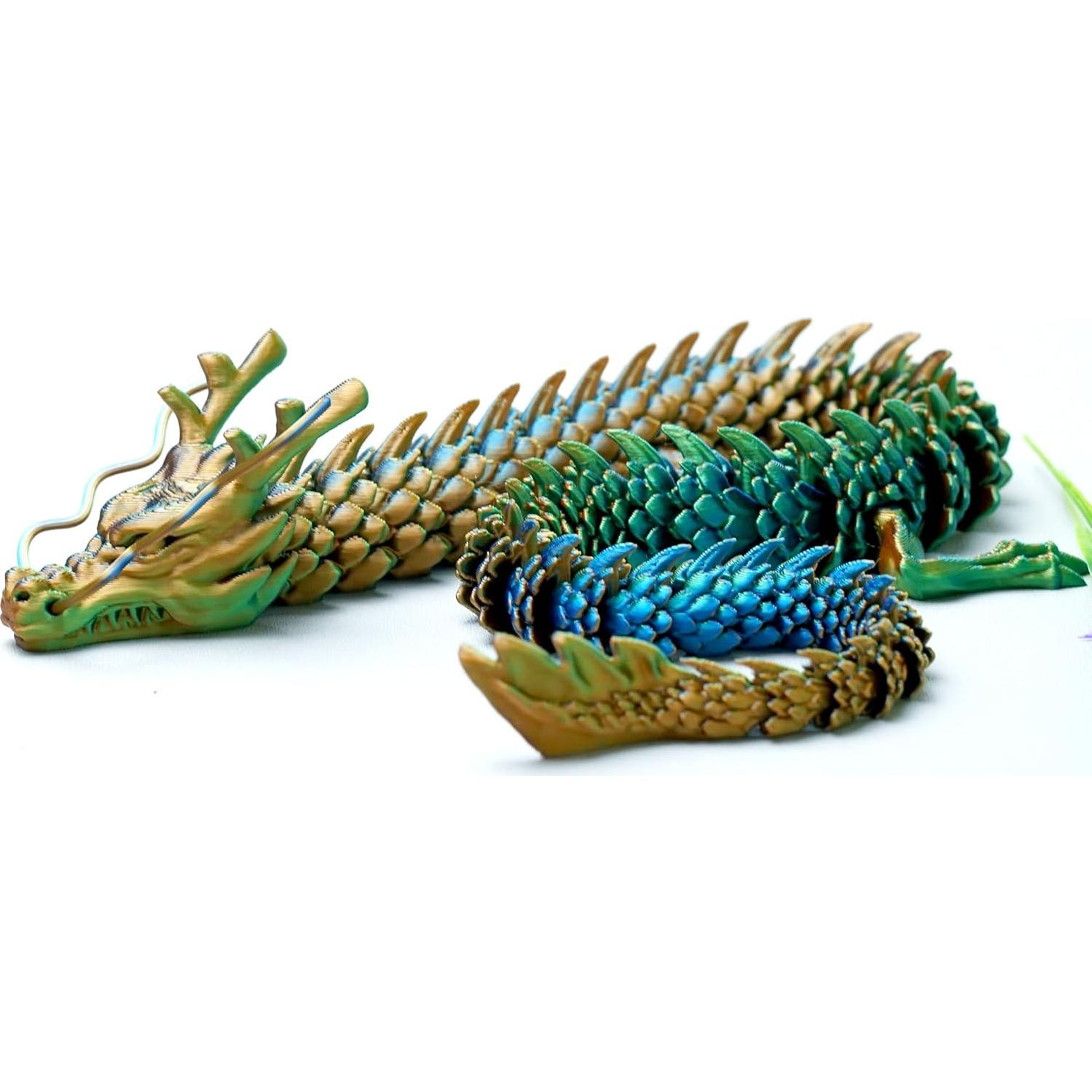 Dragón Impreso en 3D LUYU 44.93 cm Juguete Antiestrés