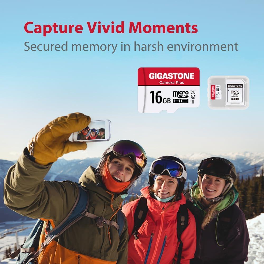 Tarjetas de Memoria Gigastone 16GB x2 U1 C10 Micro SDHC