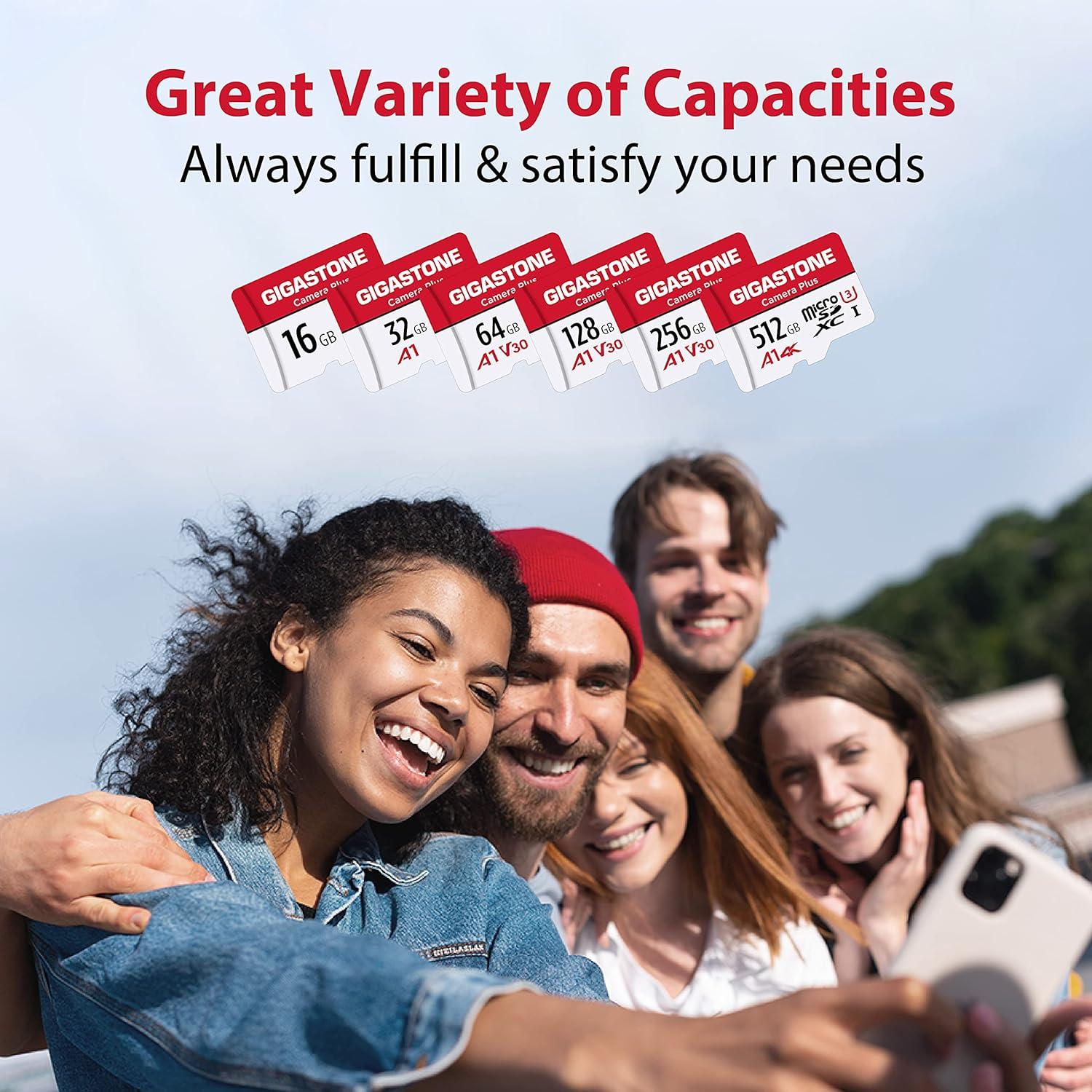 Tarjetas de Memoria Gigastone 16GB x2 U1 C10 Micro SDHC