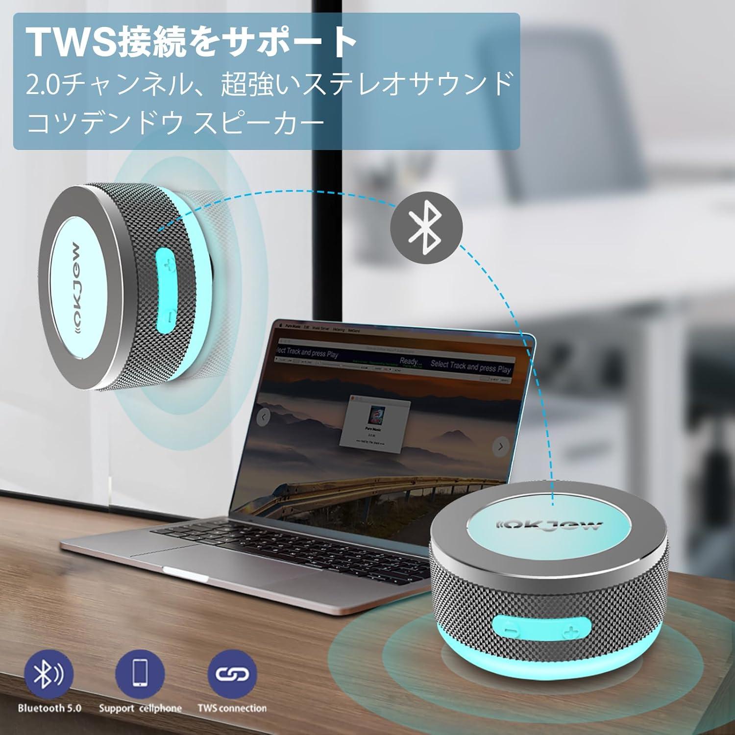 Altavoz Bluetooth Portátil Conducción Ósea TM002 7.5W Azul