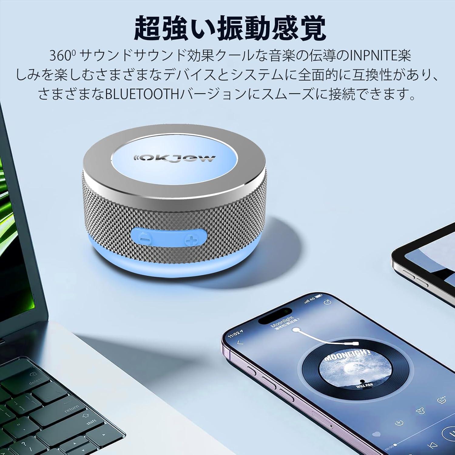 Altavoz Bluetooth Portátil Conducción Ósea TM002 7.5W Azul