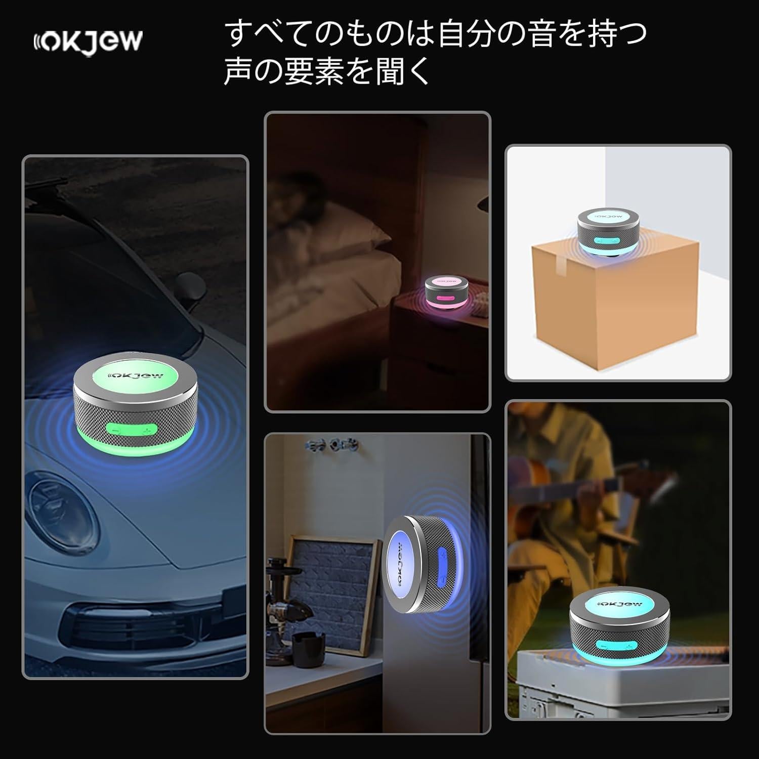 Altavoz Bluetooth Portátil Conducción Ósea TM002 7.5W Azul