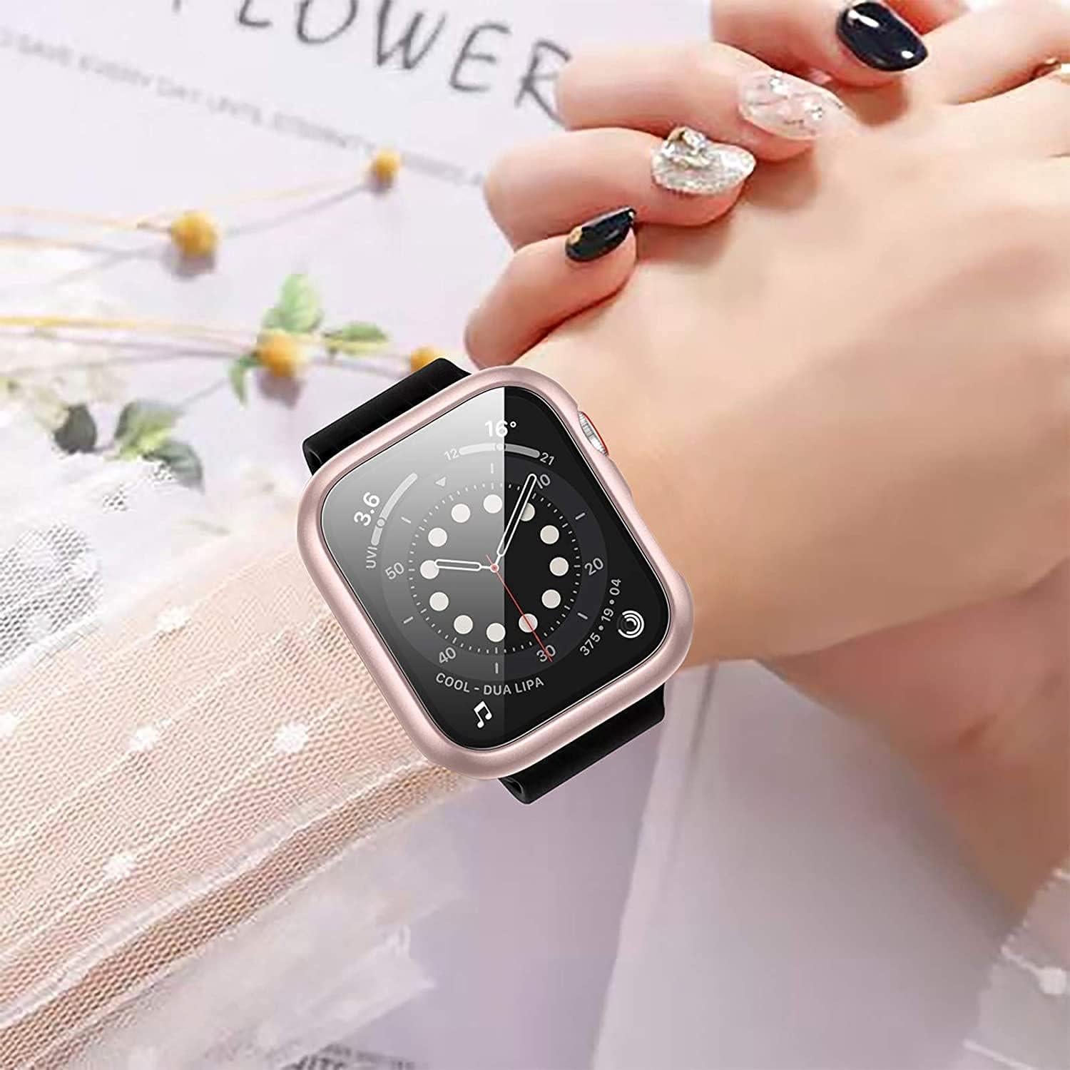 Paquete de 12 fundas para Apple Watch 38mm Haojavo HD