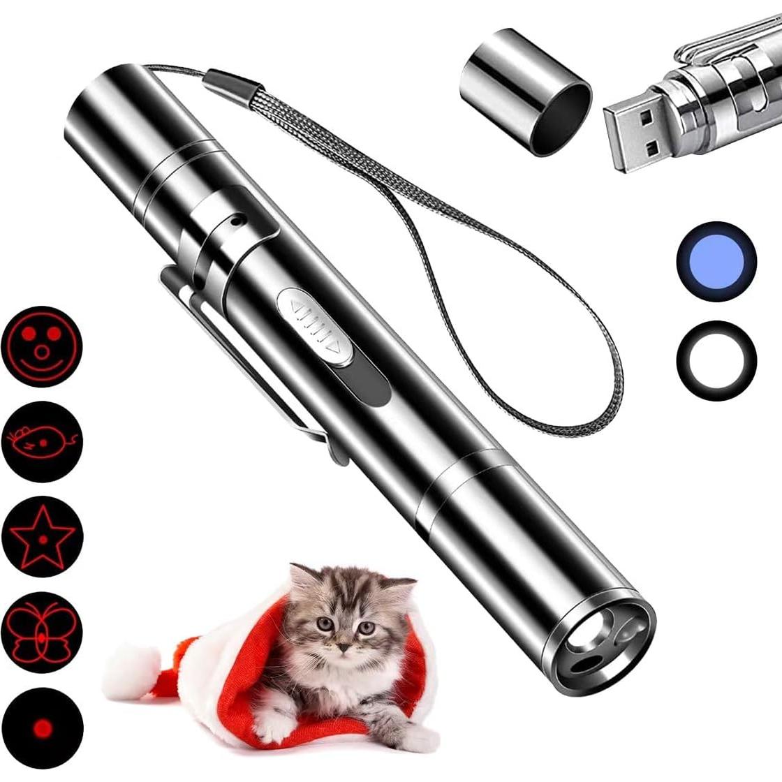 Juguete láser para gatos Yiwu ZK-9127 recargable USB