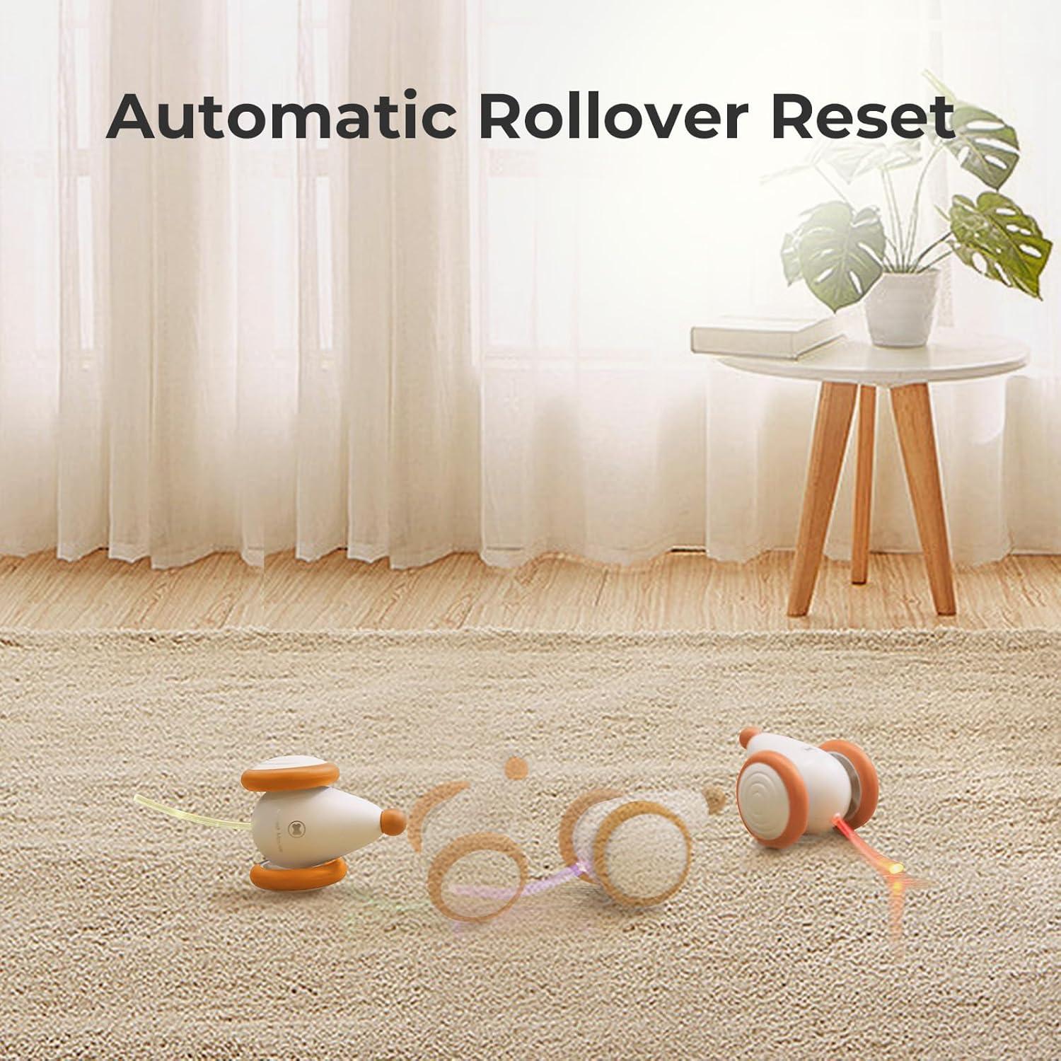 Juguete Interactivo para Gatos Cheerble Malvado Amarillo