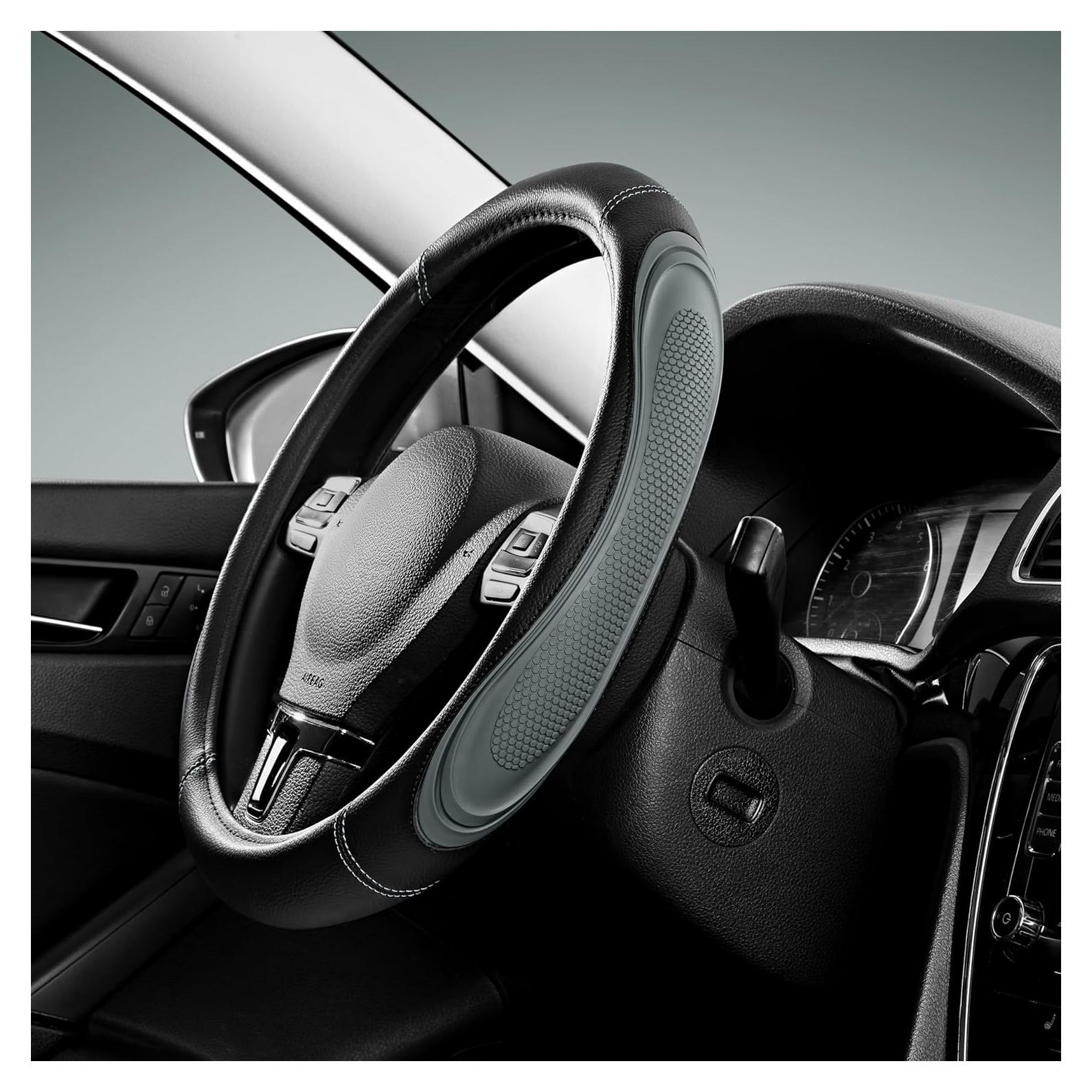 Cubierta de Volante Road Comforts Gris 36.8-38.1 cm Antideslizante