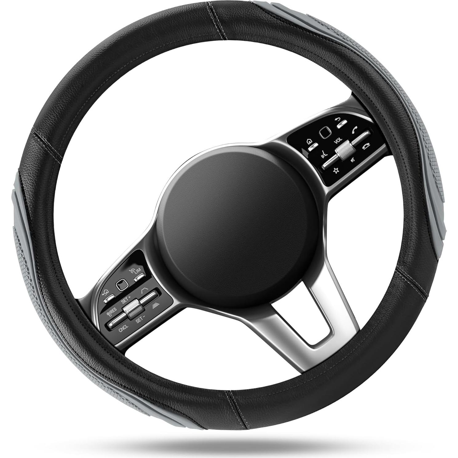 Cubierta de Volante Road Comforts Gris 36.8-38.1 cm Antideslizante