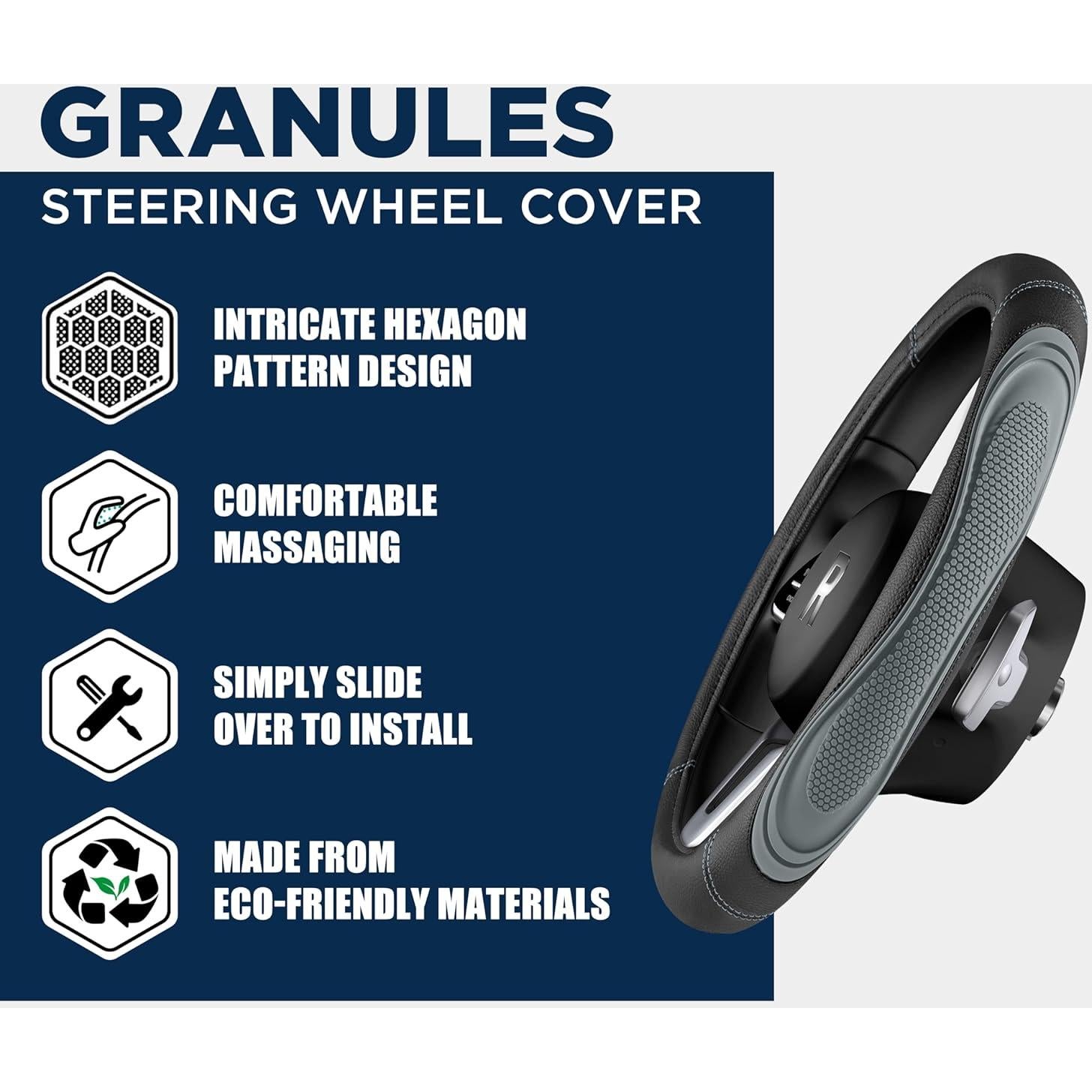 Cubierta de Volante Road Comforts Gris 36.8-38.1 cm Antideslizante