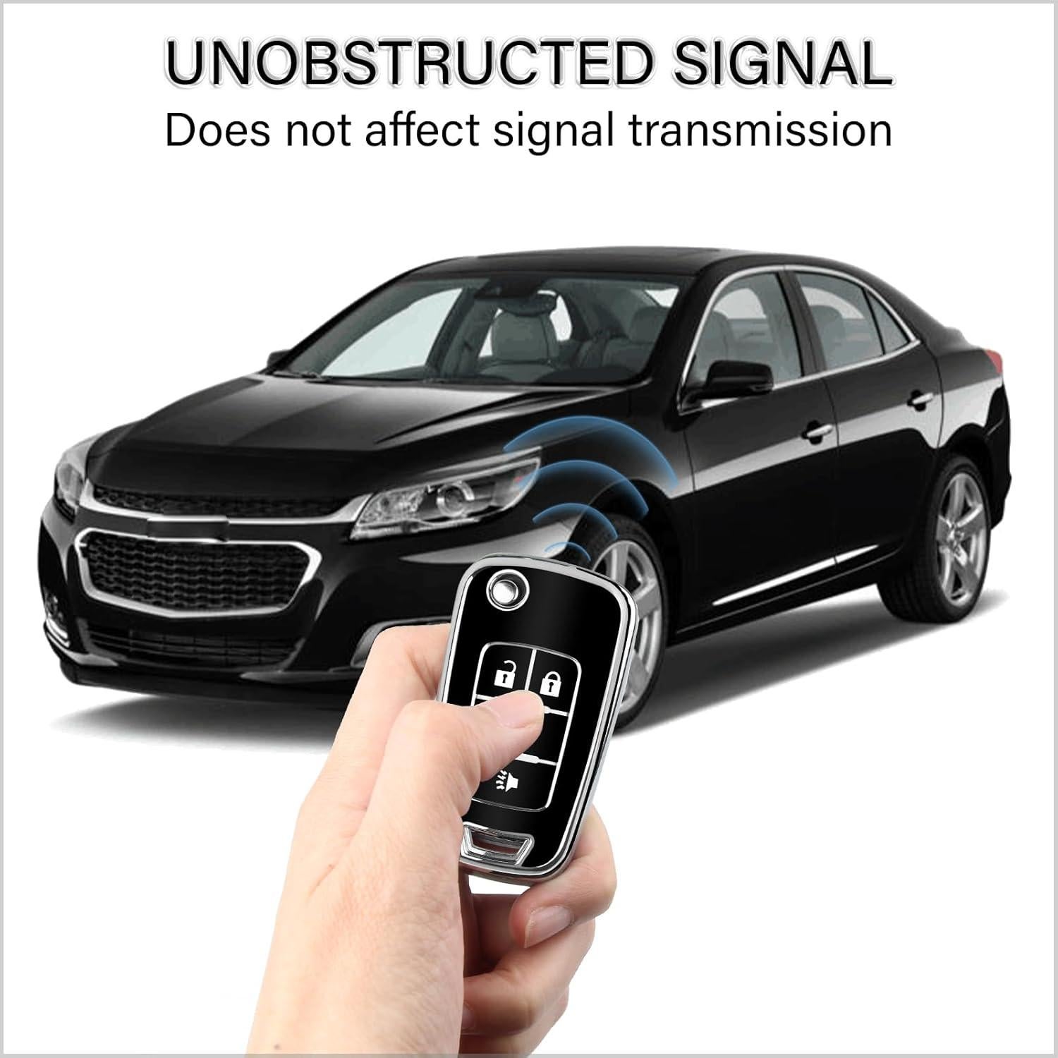 Cubierta de Llave QBUC para Chevrolet 2010-2019 4 Botones