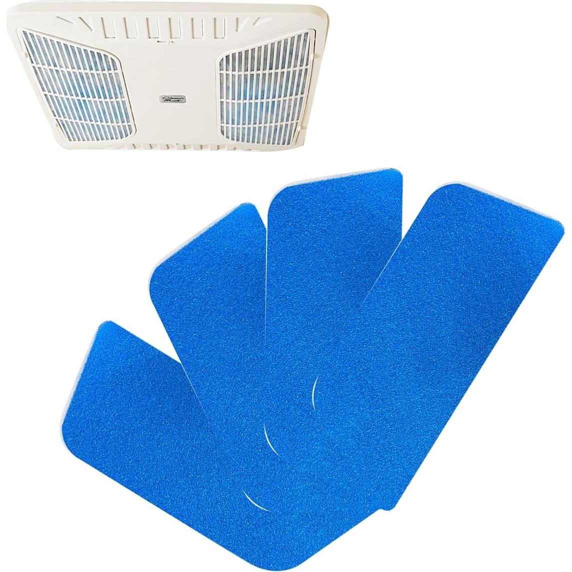 Filtro de AC Reutilizable Taidocram para RV 42 x 15.24 cm - Paquete de 4
