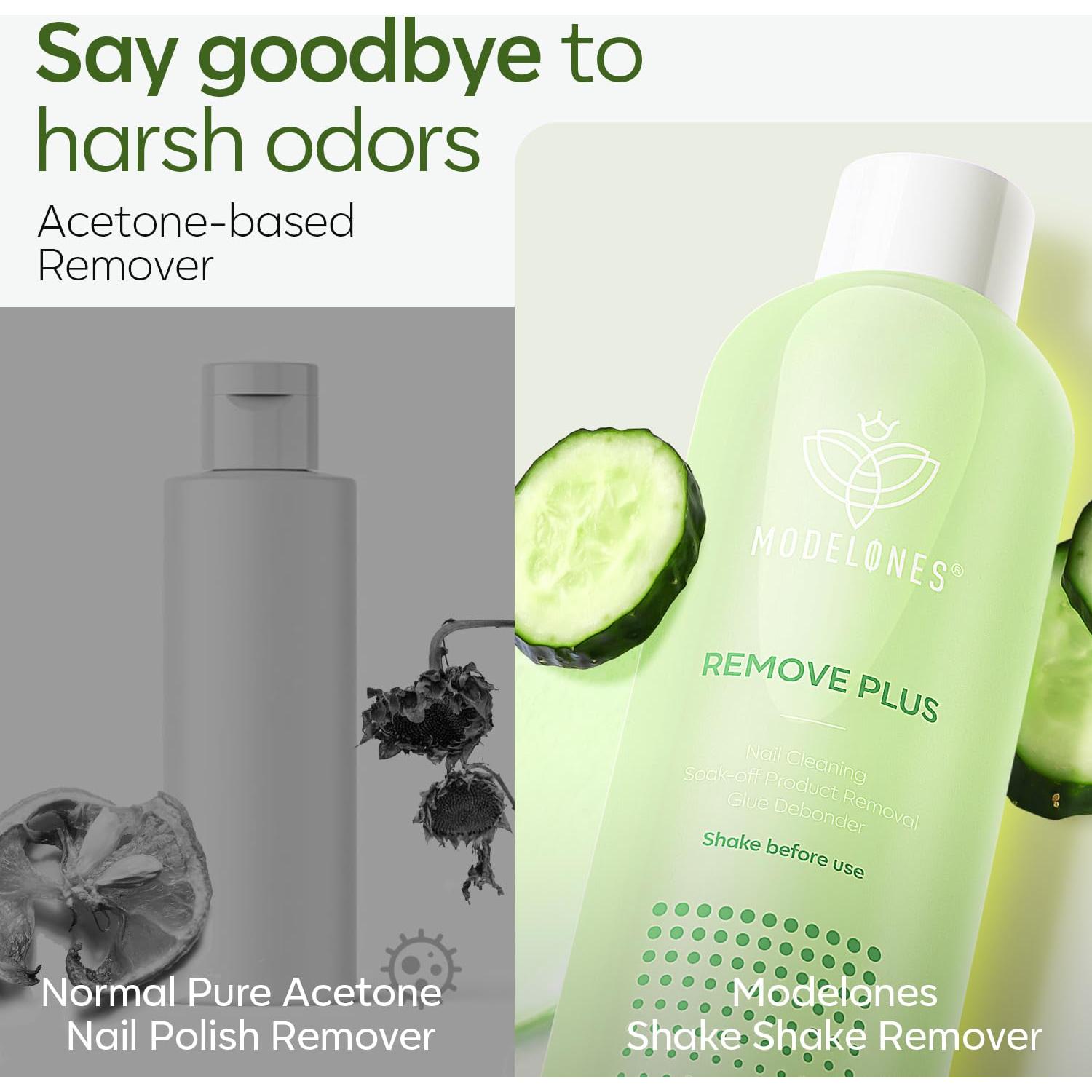 Removedor de Esmalte de Uñas Modelones 236.6 ml con Aceite de Jojoba