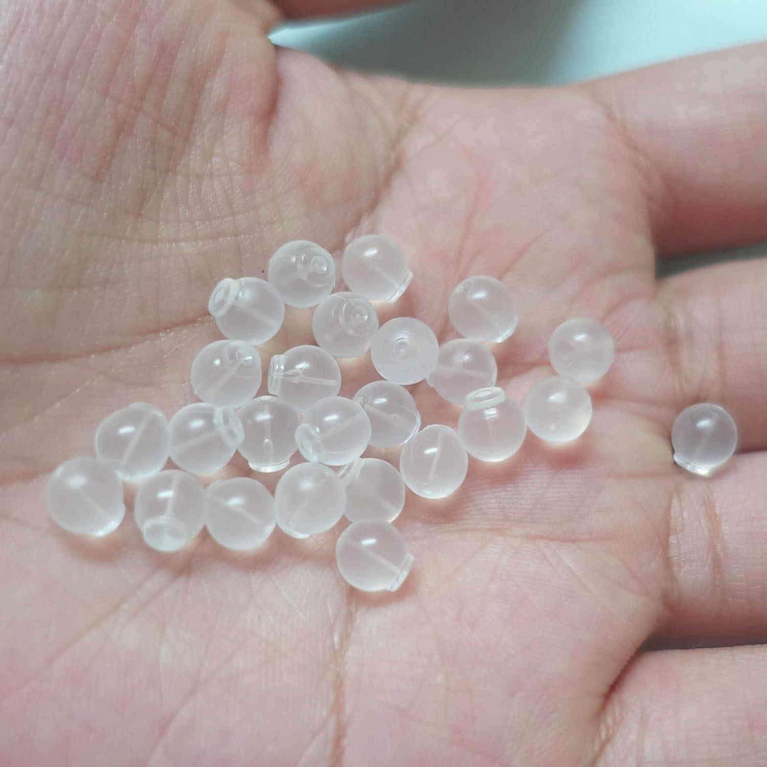 Respaldos de Aretes OwlkOrmy 30Pcs TPE Impermeables 0.63cm