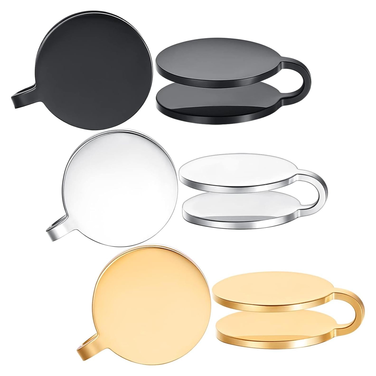 Pendientes de Presión 12MM FLYUN Acero Inoxidable para Queloides