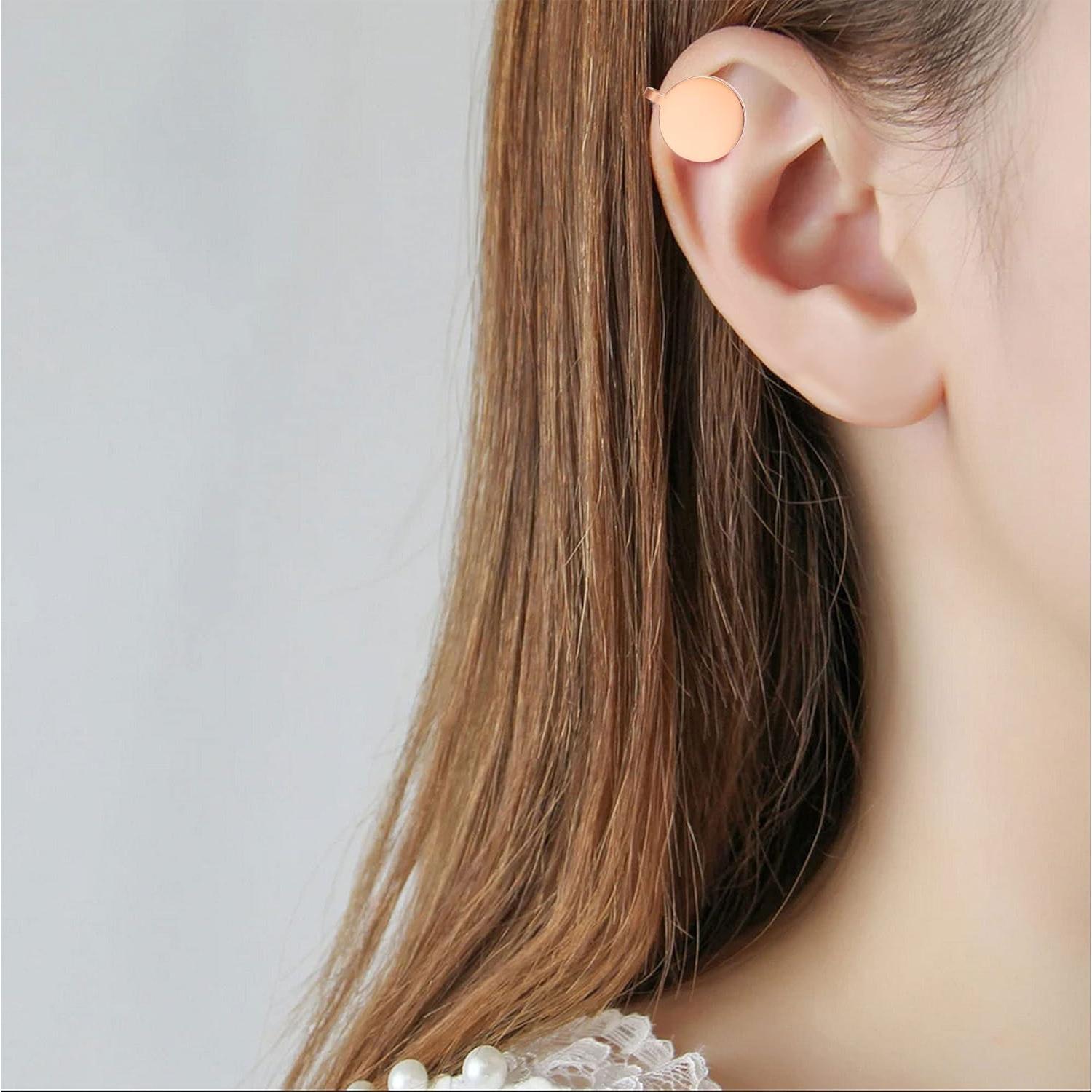 Pendientes de Presión 12MM FLYUN Acero Inoxidable para Queloides