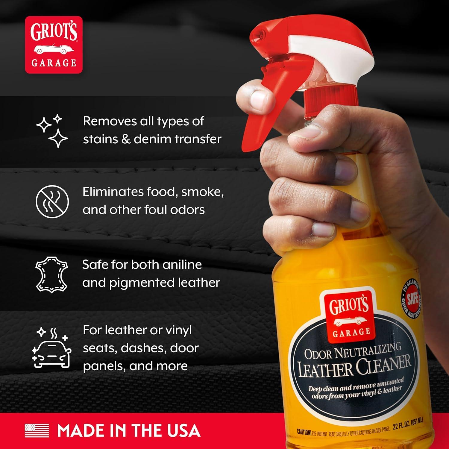 Limpiador de Cuero Griot's Garage 650 ml - Neutraliza Olores