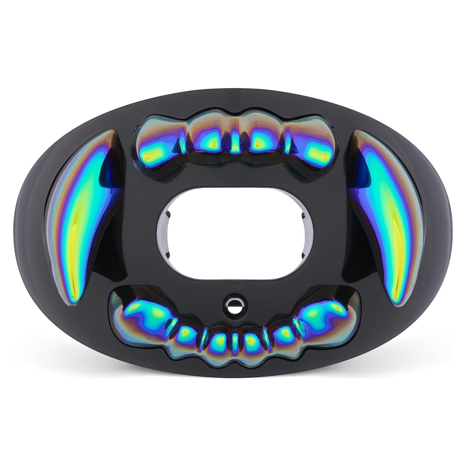 Protector Bucal de Fútbol Battle Sports 3D Apex Predator Oxígeno - Azul/Verde