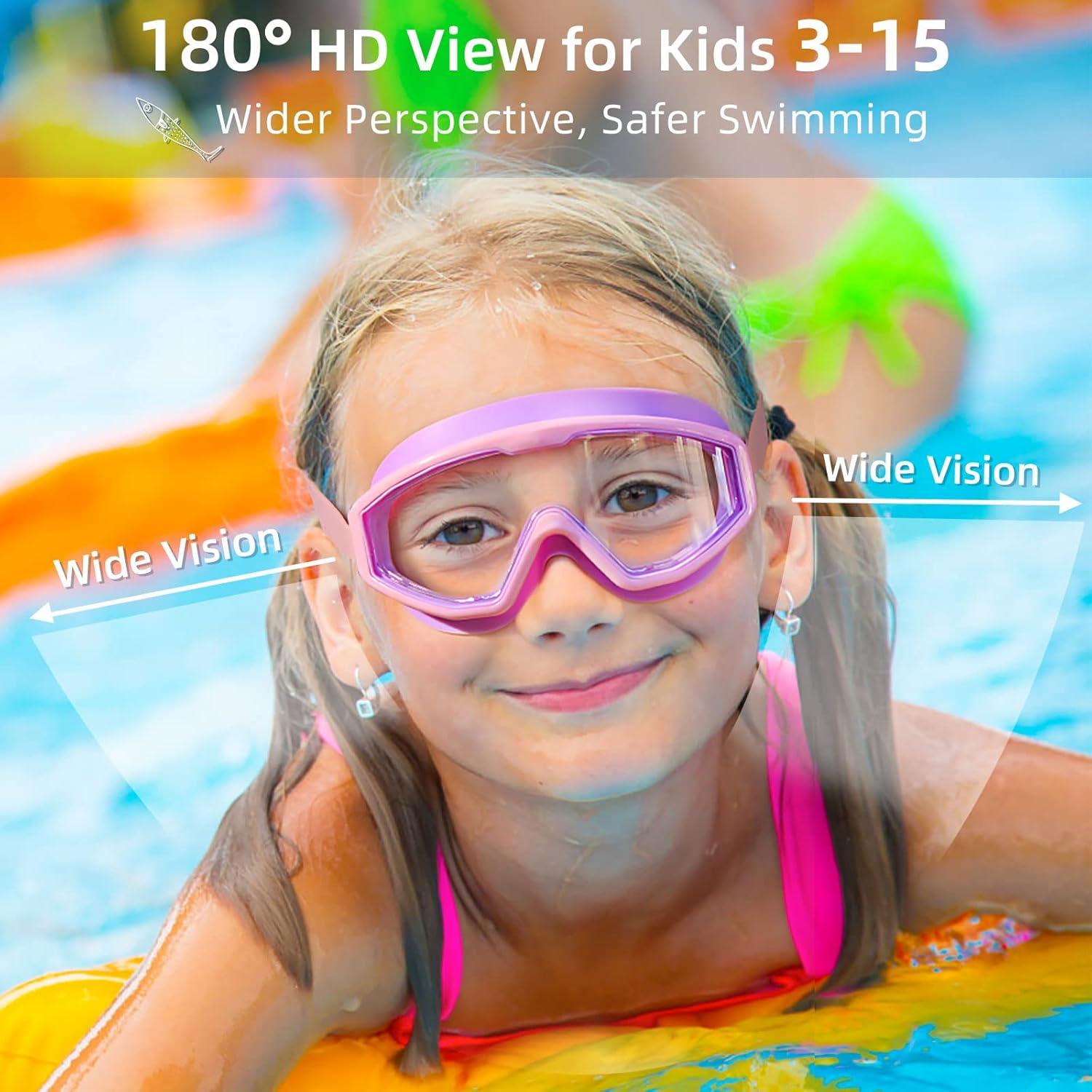 Gafas de Natación Freela para Niños 3-15 Años Antivaho UV