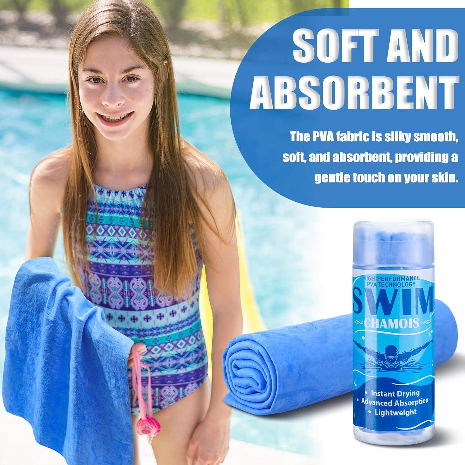 Paquete de 2 Toallas Chamois SmoothNovelty 33x43 cm Azul