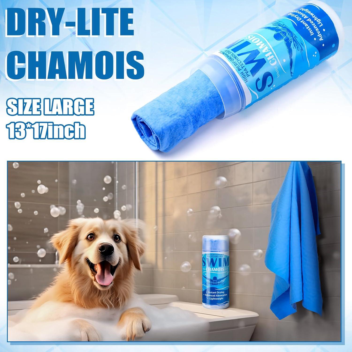 Paquete de 2 Toallas Chamois SmoothNovelty 33x43 cm Azul