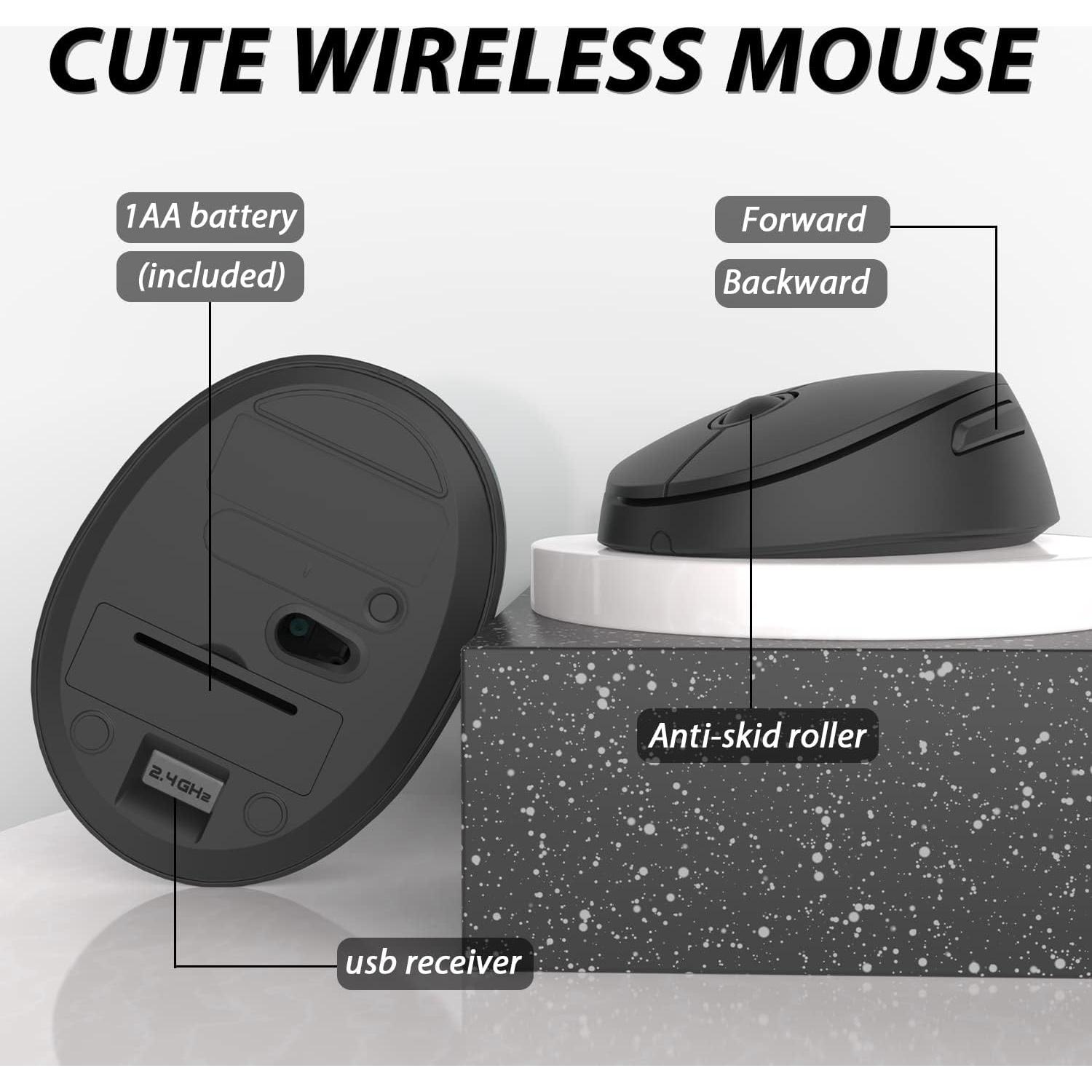 Combo Teclado y Ratón Inalámbrico LETTON v2020, Diseño Retro