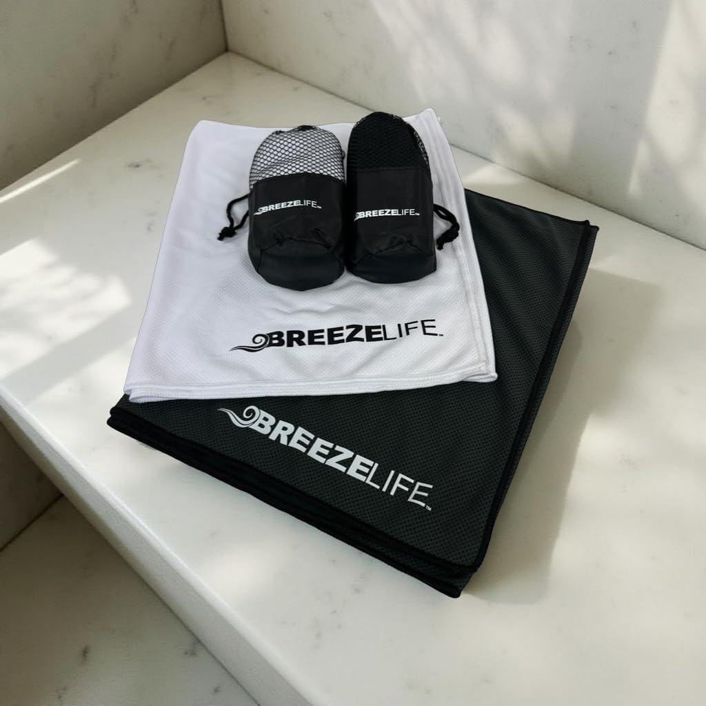 Toallas Refrigerantes de Microfibra Breeze Life - 2 Piezas