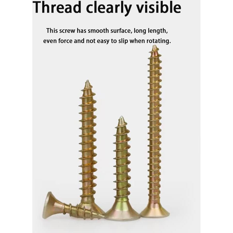 Kit de Tornillos de Madera Autoperforantes Indprod 260 Pcs