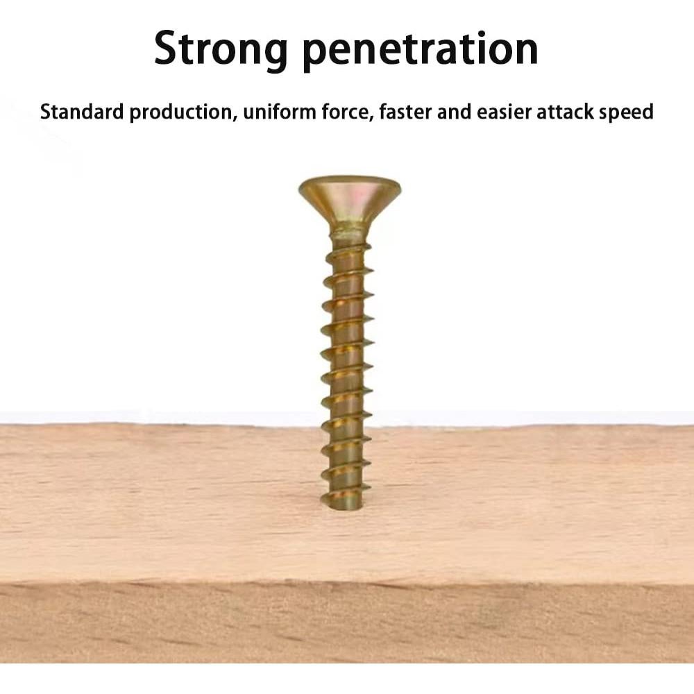 Kit de Tornillos de Madera Autoperforantes Indprod 260 Pcs
