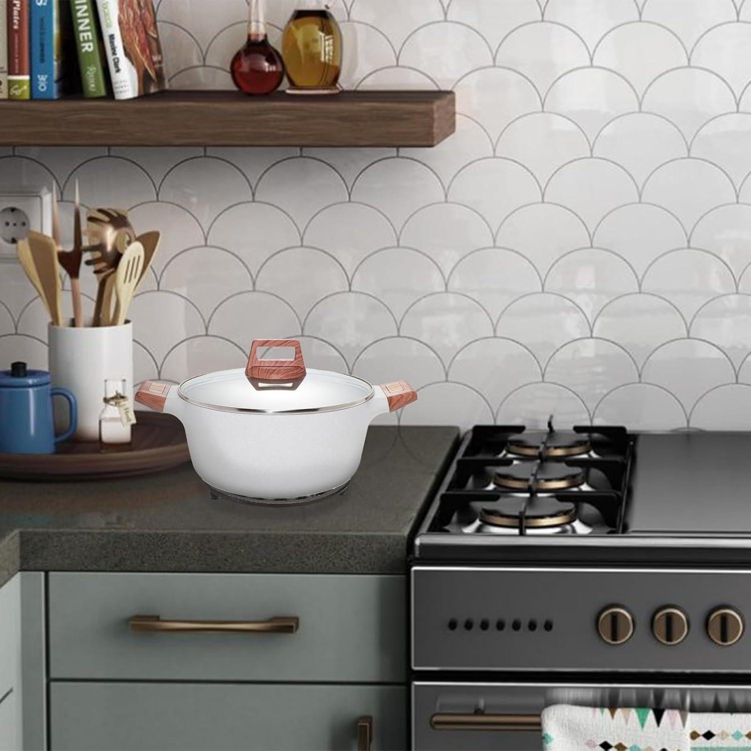 Soportes Redondos de Hierro Fundido Sumnacon 17 cm - 2 Pcs