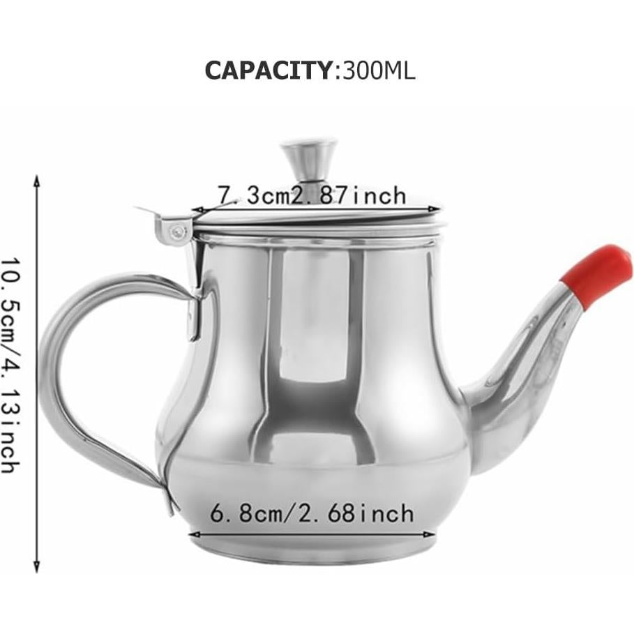 Tanque de Almacenamiento de Aceite Cabilock 300ml Acero Inoxidable