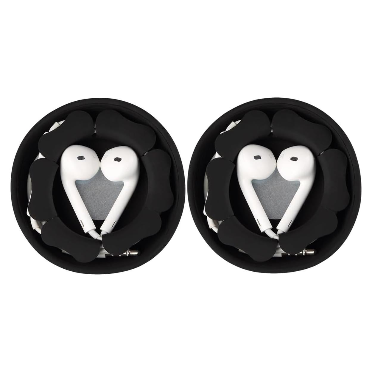 Estuche Organizador de Auriculares MAIRUI 2 Piezas Negro