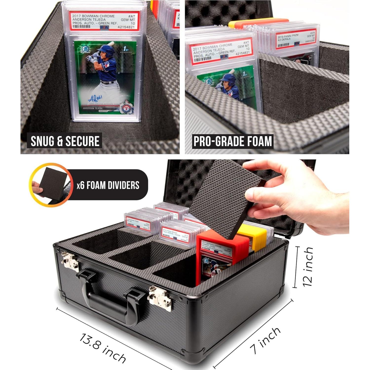 Caja de Almacenamiento para Tarjetas Graduadas PSA Panopply 3 Filas