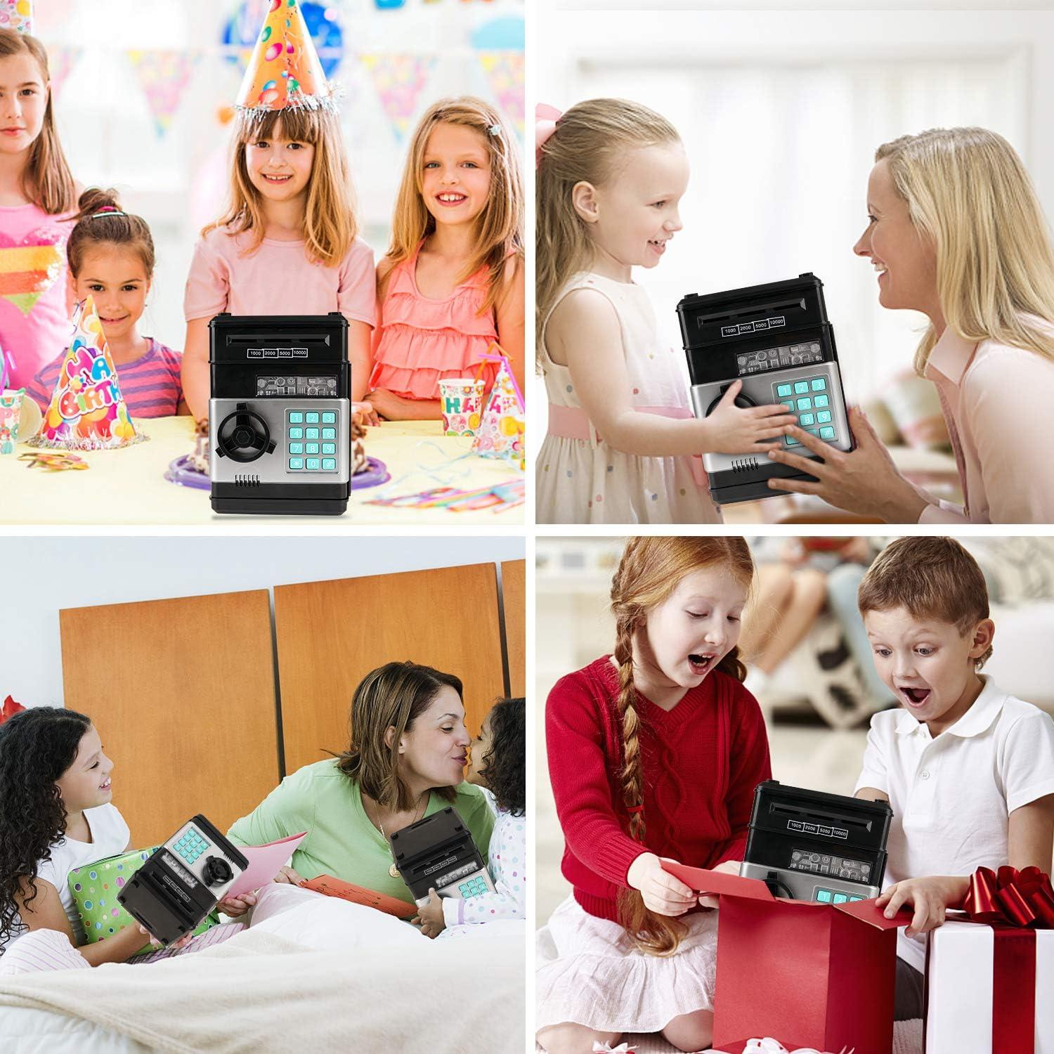 Banco Electrónico Adevena Mini ATM para Niños con Contraseña