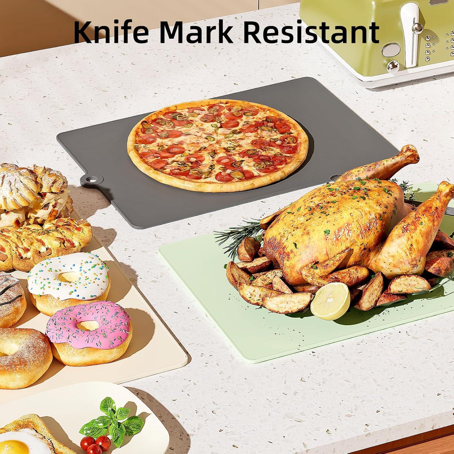 Juego de 3 Tablas de Cortar TPU JOYZAN con Soporte - Apta para Lavavajillas